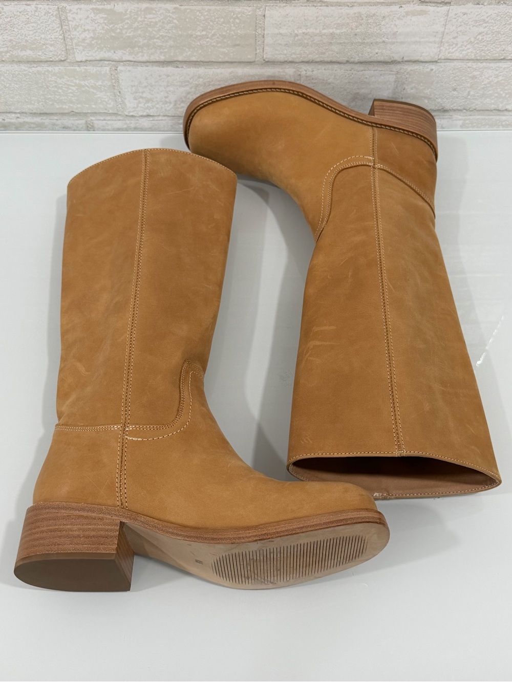 STEVE MADEN RIGGS BANANA LEATHER BOOTS - SIZE - 8.5 .US - Picture 6 of 16